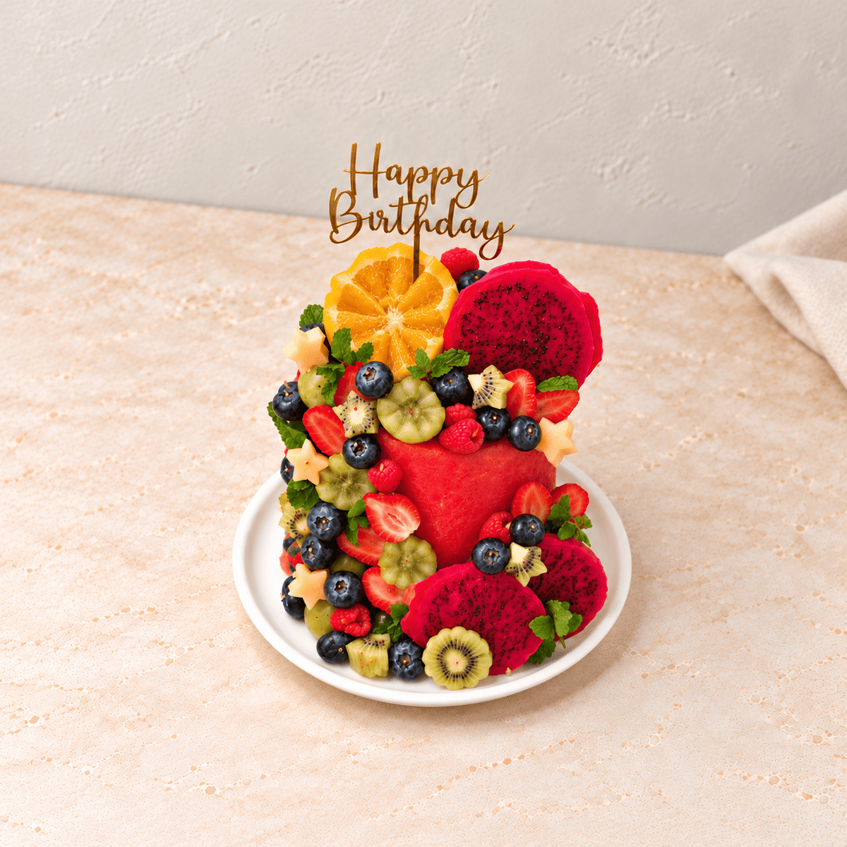 Crimson Bloom Cake - La Fruita