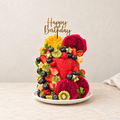 Crimson Bloom Cake - La Fruita