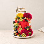 Crimson Bloom Cake - La Fruita