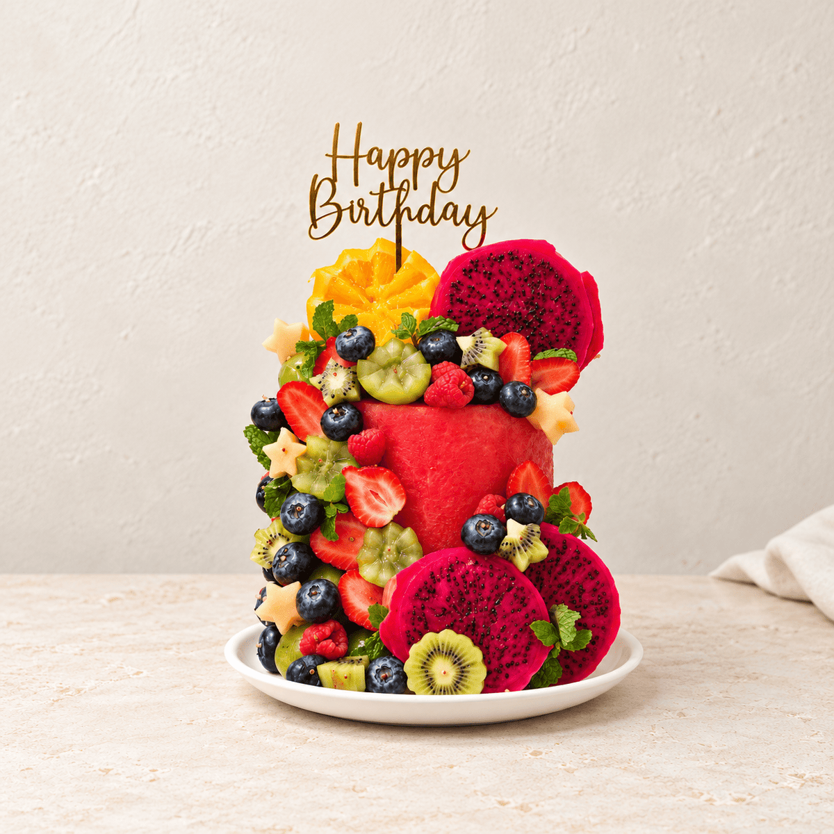Crimson Bloom Cake - La Fruita