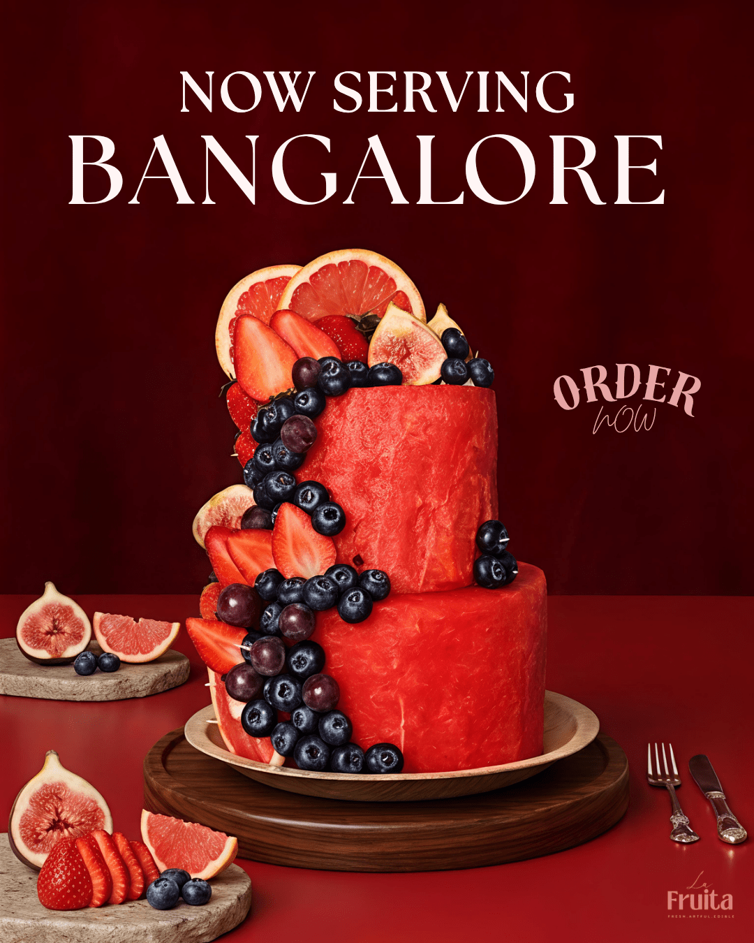 Fresh Fruit Cake - La Fruita