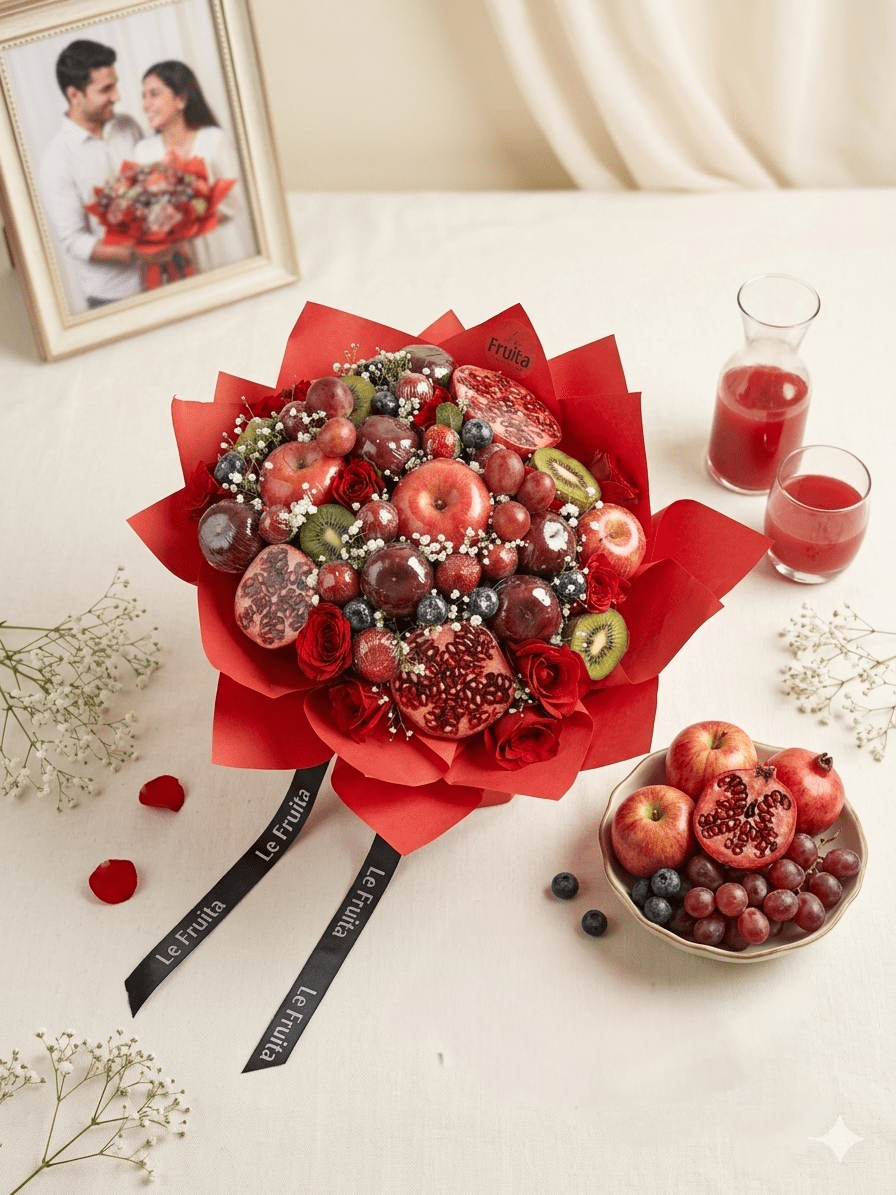 Red Burst Bouquet - La Fruita