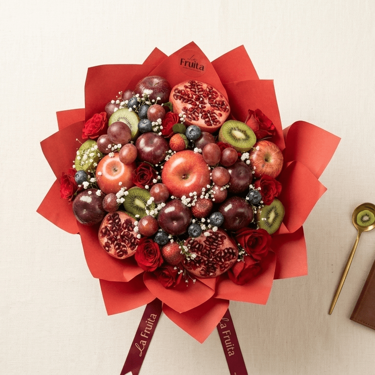 Red Burst Bouquet - La Fruita