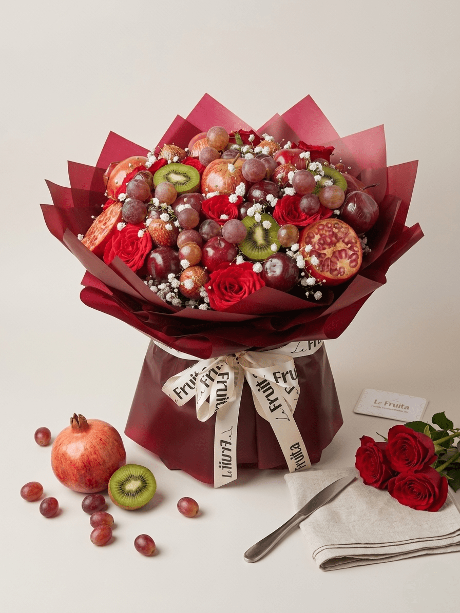 Red Burst Bouquet - La Fruita